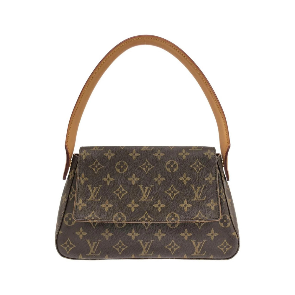 LOUIS VUITTON Brown Monogram Mini Looping Shoulder Bag